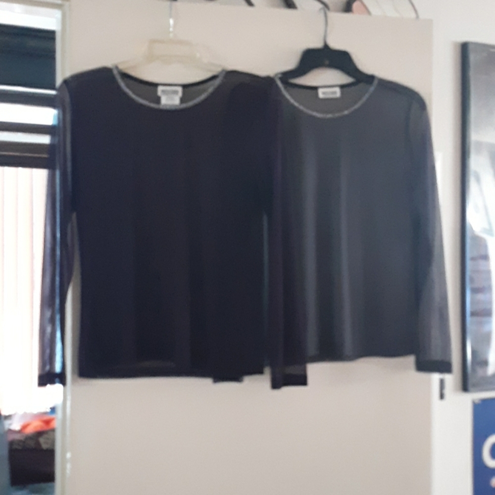 2 Western Connection sheer tops
